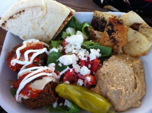 Lunch at Food Shark. Marfa, TX.