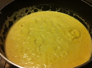 The boiling cauldron.