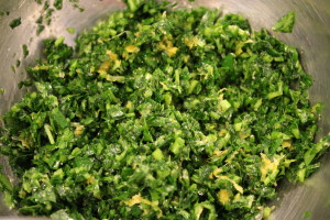 The finished Gremolata. Easy.