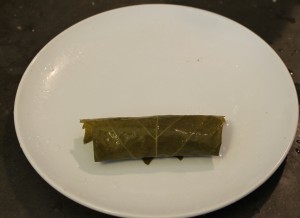 8. Done! You want to be sure that the amount of filling you use is proportional to the size of the leaf.