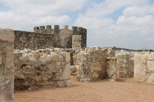 One of the facades in what was known as the "VIP Area"